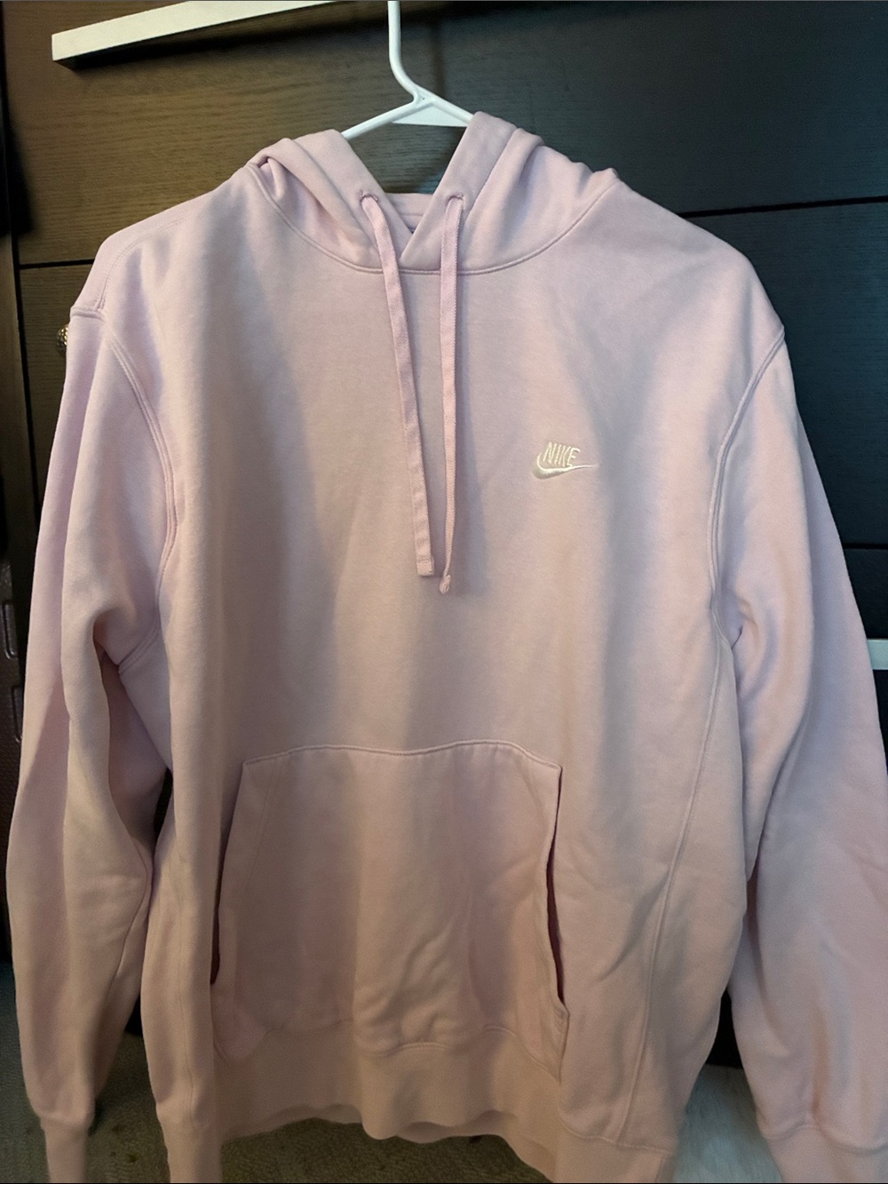 Nike Woman’s Light Pink Crewneck Hoodie Pullover